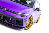 Maxton Design - Front Splitter V.3 Volkswagen Golf R MK8 (Facelift) - Royal Body Kits