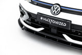 Maxton Design - Front Splitter V.3 Volkswagen Golf R Variant MK8 (Facelift) - Royal Body Kits