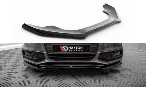 Maxton Design - Front Splitter V.4 Audi A4 S-Line / S4 B8 (Facelift)