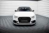 Maxton Design - Front Splitter V.4 Audi RS3 8V Sedan (Facelift) Front Spoiler Maxton Design royalty-bespoke.myshopify.com
