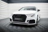 Maxton Design - Front Splitter V.4 Audi RS3 8V Sedan (Facelift) Front Spoiler Maxton Design royalty-bespoke.myshopify.com