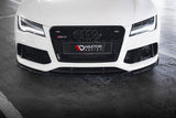 Maxton Design - Front Splitter V.4 Audi RS7 C7 (Facelift) Front Spoiler Maxton Design royalty-bespoke.myshopify.com