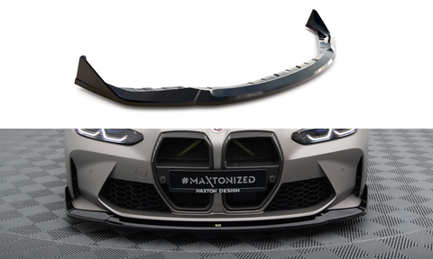 Maxton Design - Front Splitter V.4 CSL Look BMW M4 G82 / M3 G80 Front Spoiler Maxton Design royalty-bespoke.myshopify.com