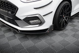 Maxton Design - Front Splitter + Flaps V.4 Ford Fiesta ST / ST-Line MK8 - Royal Body Kits