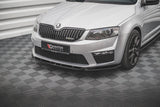 Maxton Design - Front Splitter V.4 Skoda Octavia RS MK3 Hatchback / Estate Front Spoiler Maxton Design royalty-bespoke.myshopify.com