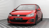 Maxton Design - Front Splitter V.4 Volkswagen Golf GTI MK7.5 Front Spoiler Maxton Design royalty-bespoke.myshopify.com