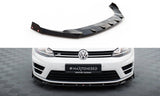 Maxton Design - Front Splitter V.5 + Flaps Volkswagen Golf R MK7 Front Spoiler Maxton Design royalty-bespoke.myshopify.com