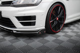 Maxton Design - Front Splitter V.5 + Flaps Volkswagen Golf R MK7 Front Spoiler Maxton Design royalty-bespoke.myshopify.com