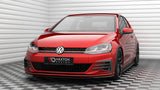 Maxton Design - Front Splitter V.5 Volkswagen Golf GTI MK7.5 Front Spoiler Maxton Design royalty-bespoke.myshopify.com