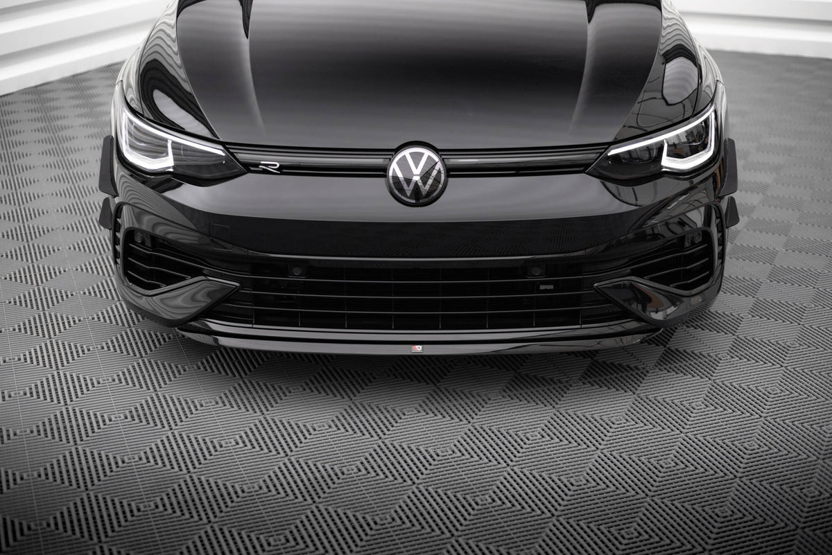 Goofy R Body Maxton Design - Front Splitter V.7 Volkswagen Golf R MK8 | Royal Body Kits