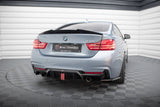 Maxton Design - Rear Valance BMW Series 4 Coupe / Gran Coupe / Cabrio M-Pack F32 / F36 / F33 Rear Diffuser Maxton Design royalty-bespoke.myshopify.com Gloss Black / Yes Gloss Black Yes