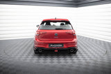 Maxton Design - Rear Valance + Exhaust Ends Imitation Volkswagen Golf GTE MK8 Rear Diffuser Maxton Design royalty-bespoke.myshopify.com Gloss Black / Chrome / Yes Gloss Black Chrome Yes