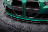 Maxton Design - Carbon Fiber Front Splitter V.1 BMW M3 Sedan G80 / M3 Touring G81 - Royal Body Kits