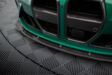 Maxton Design - Carbon Fiber Front Splitter V.2 BMW M3 Sedan G80 / M3 Touring G81 - Royal Body Kits