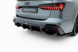 Maxton Design - Carbon Fiber Rear Diffuser Audi RS6 C8 - Royal Body Kits