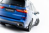 Maxton Design - Carbon Fiber Rear Diffuser BMW X7 M-Pack G07 / G07 (Facelift) (Version with tow bar) - Royal Body Kits