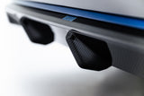 Maxton Design - Carbon Fiber Rear Diffuser BMW X7 M-Pack G07 / G07 (Facelift) (Version with tow bar) - Royal Body Kits