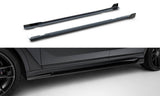Maxton Design - Carbon Fiber Side Skirts Diffusers BMW X7 M-Pack G07 (Facelift) - Royal Body Kits
