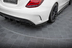 Maxton Design - Rear Side Splitters Mercedes Benz C63 AMG W205 Sedan & Estate