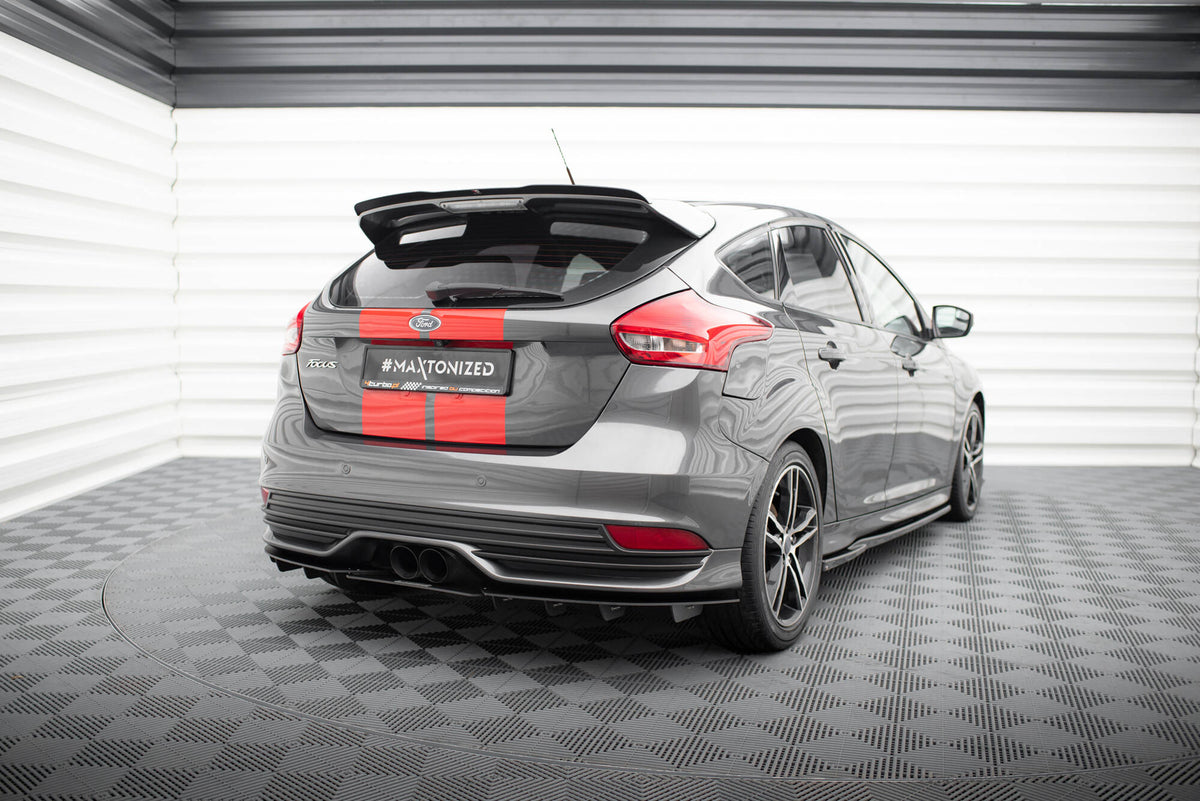 Maxton Design - Rear Diffuser Ford Focus ST MK3 (Facelift) - FO-FO-3F ...