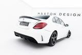 Maxton Design - Rear Side Splitters Mercedes Benz C-Class AMG-Line Sedan W205 - Royal Body Kits
