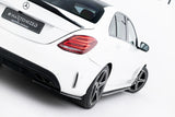 Maxton Design - Rear Side Splitters Mercedes Benz C-Class AMG-Line Sedan W205 - Royal Body Kits