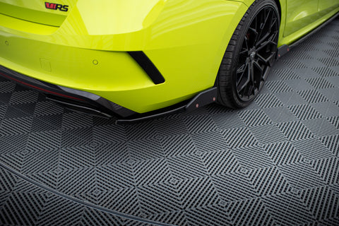 Maxton Design - Rear Side Splitters V.2 + Flaps Skoda Octavia RS MK4 - Royal Body Kits