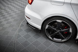 Maxton Design - Rear Side Splitters V.3 Audi RS3 8V Sedan (Facelift)