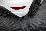 Maxton Design - Rear Side Splitters V.3 + Flaps Ford Fiesta ST MK7 (Facelift) Rear Side Splitters Maxton Design royalty-bespoke.myshopify.com