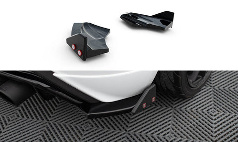 Maxton Design - Rear Side Splitters V.3 + Flaps Ford Fiesta ST MK7 (Facelift) Rear Side Splitters Maxton Design royalty-bespoke.myshopify.com