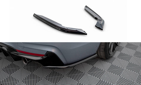 Maxton Design - Rear Side Splitters V.4 BMW Series 4 Coupe M-Pack F32