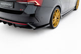 Maxton Design - Rear Side Splitters V.4 Skoda Octavia RS Liftback / Combi MK4 (Facelift) - Royal Body Kits