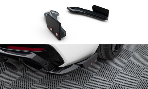 Maxton Design - Rear Side Splitters V.5 + Flaps BMW Series 1 M-Pack / M140i F20 (Facelift) Rear Side Splitters Maxton Design royalty-bespoke.myshopify.com