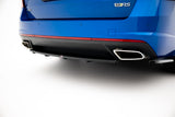 Maxton Design - Central Rear Splitter Skoda Octavia RS Hatchback / Estate MK3 / MK3 Facelift - Royal Body Kits