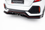 Maxton Design - Rear Splitter V.2 Honda Civic Sport MK10 (Facelift) - Royal Body Kits