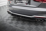 Maxton Design - Central Rear Splitter Audi S5 Sportback F5 Facelift Rear Diffuser Maxton Design royalty-bespoke.myshopify.com