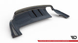 Maxton Design - Central Rear Splitter (with Vertical Bars) Audi Q3 S-Line 8U Rear Diffuser Maxton Design royalty-bespoke.myshopify.com