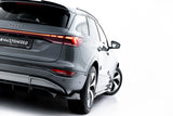 Maxton Design - Rear Splitter (with Vertical Bars) Audi Q6 E-Tron S-Line / SQ6 E-Tron SUV / Sportback MK1 - Royal Body Kits