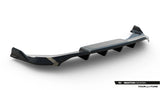 Maxton Design - Rear Splitter (with Vertical Bars) Audi Q6 E-Tron S-Line / SQ6 E-Tron SUV / Sportback MK1 - Royal Body Kits