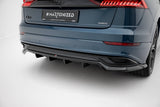 Maxton Design - Rear Splitter (with Vertical Bars) Audi Q8 MK1 Rear Diffuser Maxton Design royalty-bespoke.myshopify.com