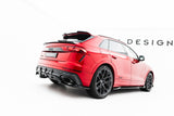 Maxton Design - Rear Splitter (with Vertical Bars) Audi RSQ8 MK1 (Facelift) - Royal Body Kits