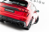Maxton Design - Rear Splitter (with Vertical Bars) Audi RSQ8 MK1 (Facelift) - Royal Body Kits