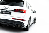 Maxton Design - Rear Splitter (with Vertical Bars) Audi SQ7 MK2 (Facelift 2) - Royal Body Kits