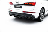 Maxton Design - Rear Splitter (with Vertical Bars) Audi SQ7 MK2 (Facelift 2) - Royal Body Kits