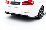 Maxton Design - Rear Splitter (with Vertical Bars) BMW Series 3 Sportline Sedan F30 / Touring F31 - Royal Body Kits