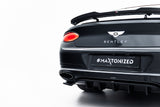 Maxton Design - Rear Splitter (with Vertical Bars) Bentley Continental GT Coupe MK3 - Royal Body Kits