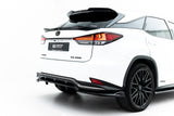 Maxton Design - Rear Splitter (with Vertical Bars) Lexus RX F-Sport MK4 (Facelift) - Royal Body Kits