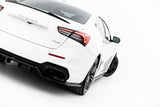 Maxton Design - Rear Splitter (with Vertical Bars) Maserati Ghibli Modena MK3 (Facelift) - Royal Body Kits