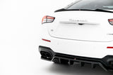 Maxton Design - Rear Splitter (with Vertical Bars) Maserati Ghibli Modena MK3 (Facelift) - Royal Body Kits