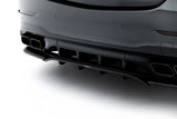 Maxton Design - Rear Splitter (with Vertical Bars) Mercedes Benz C63 AMG Sedan W206 / Estate S206 - Royal Body Kits